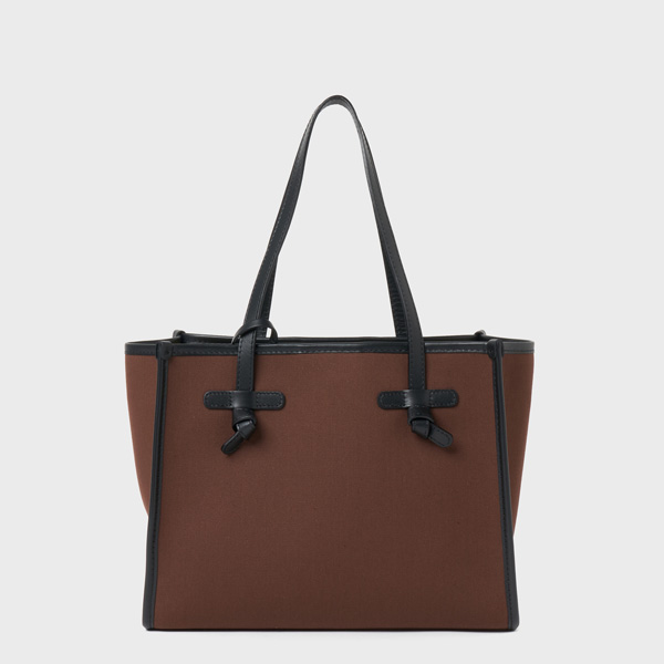 GIANNI CHIARINI マルチェッラ　トートバッグ　ポーチ付き　ブラウン
