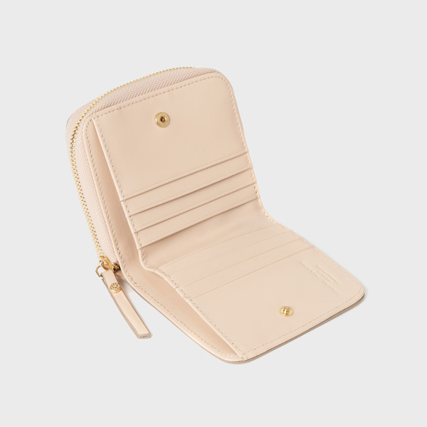 ジップコンパクトウォレット 詳細画像 CREAM 4