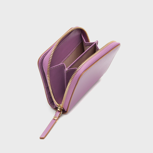 ジップコンパクトウォレット 詳細画像 ARGYLE PURPLE 3