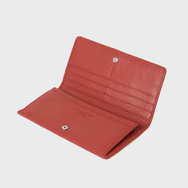 フラップウォレット 詳細画像 BRICK RED 3