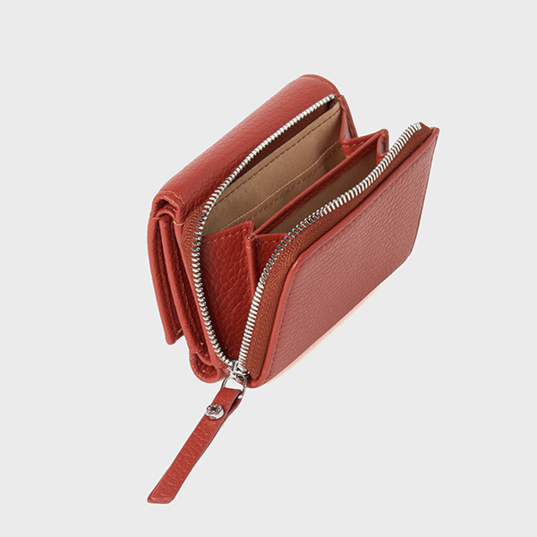 コンパクトウォレット 詳細画像 BRICK RED 2