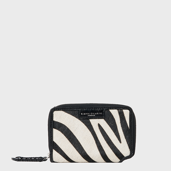 ジップアラウンドウォレット 詳細画像 ZEBRA BIANCO-NERO 1