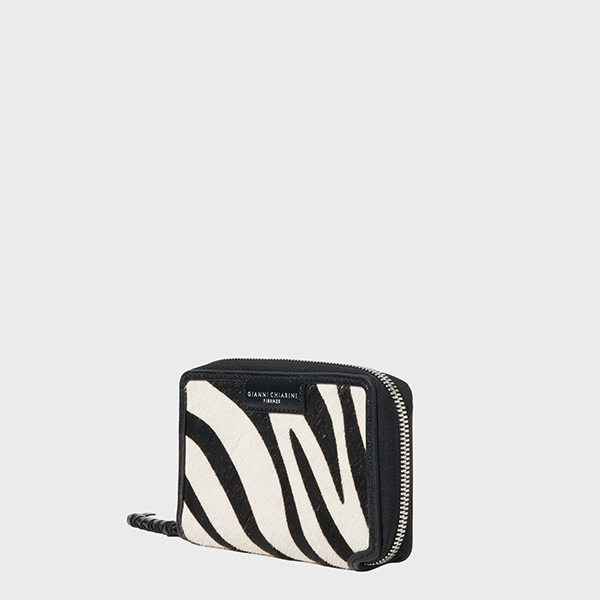 ジップアラウンドウォレット 詳細画像 ZEBRA BIANCO-NERO 1