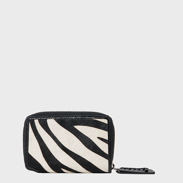 ジップアラウンドウォレット 詳細画像 ZEBRA BIANCO-NERO 2